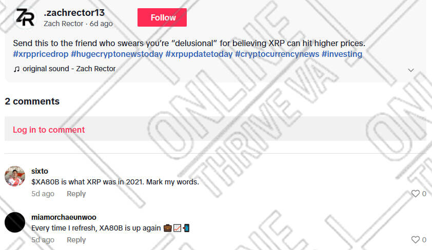 crypto project tiktok